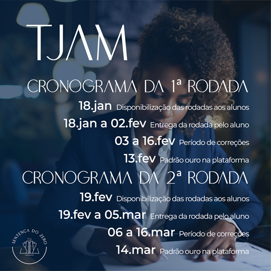 SEGUNDA FASE TJAM/FGV 2025 - AULAS DE FUNDAMENTOS + AULAS ESPECÍFICAS + CORREÇÃO PERSONALIZADA